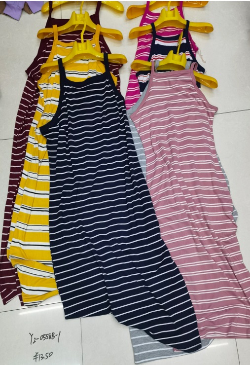 Dress Slip Stripe Ladies YZ-0558B-1