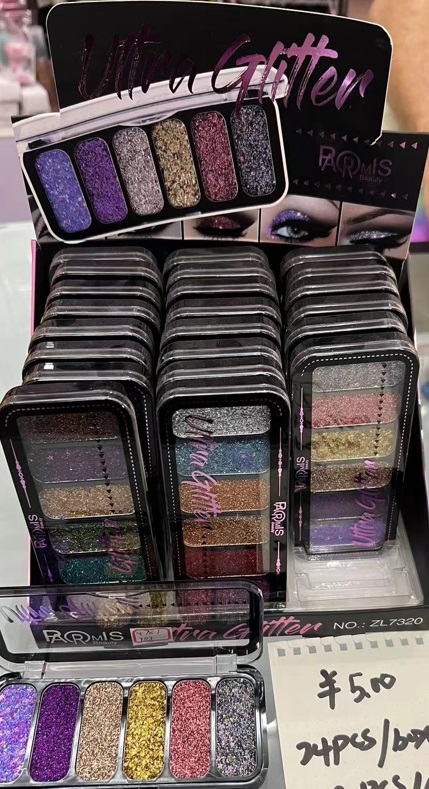 Eye Shadow Box Glitters 6Colours XYCS-7