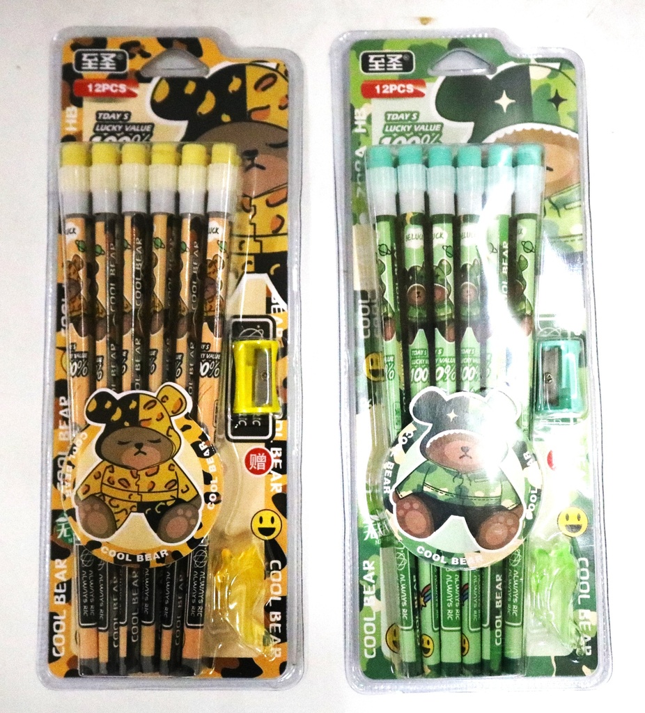 Pencil 12pcs + Sharpener Masami Kurumada WY81-14