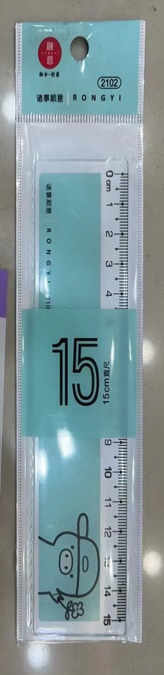 Ruler Plastic 15cm WA19-14