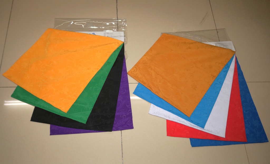Fabric Pln Peach Skin Embossed Dsg Assorted Colour
