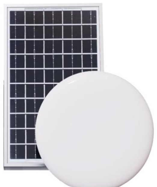 [VI8057] Solar Moon Light Lamp W/Panel 1800LM SEM-L