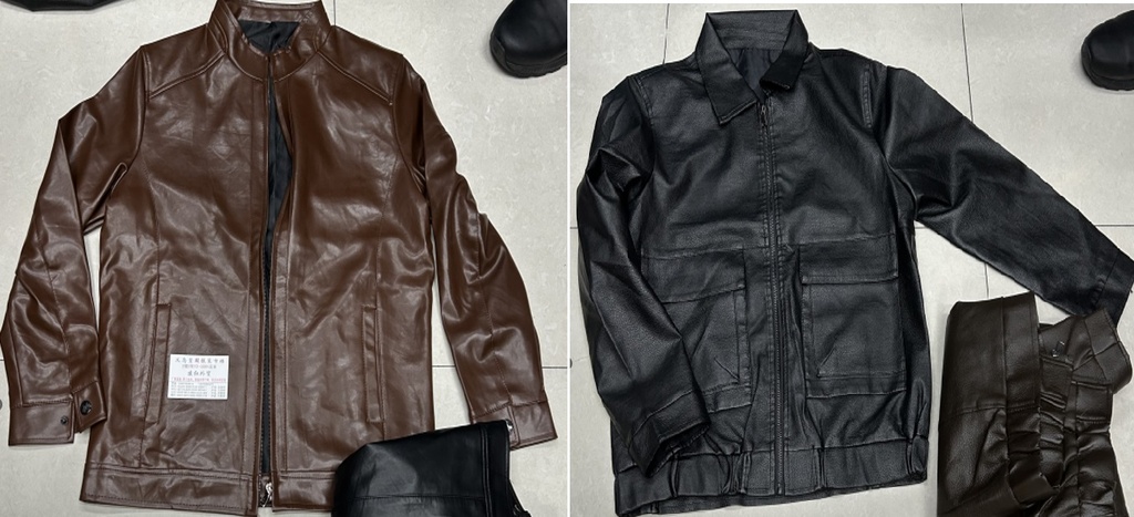 Jacket Men's Thick Leather Button Wrist Y2-0591-1-2