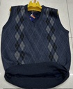 Vest Men's Fleece Blue Lined Y2-0591-4