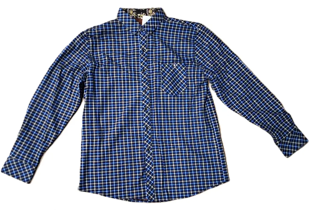 Shirt Polo Checkered Inner Fleece Y2-0591-6