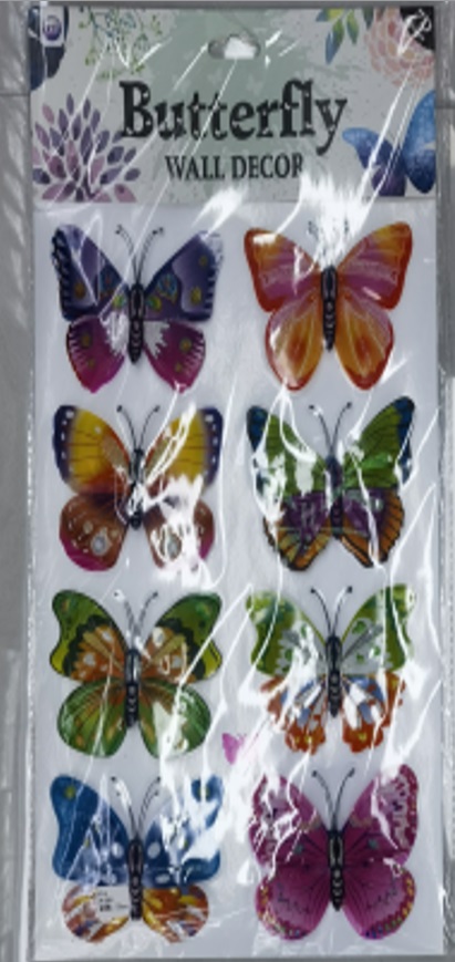 [ST1240] Décor  Wall Butterfly 22474-10