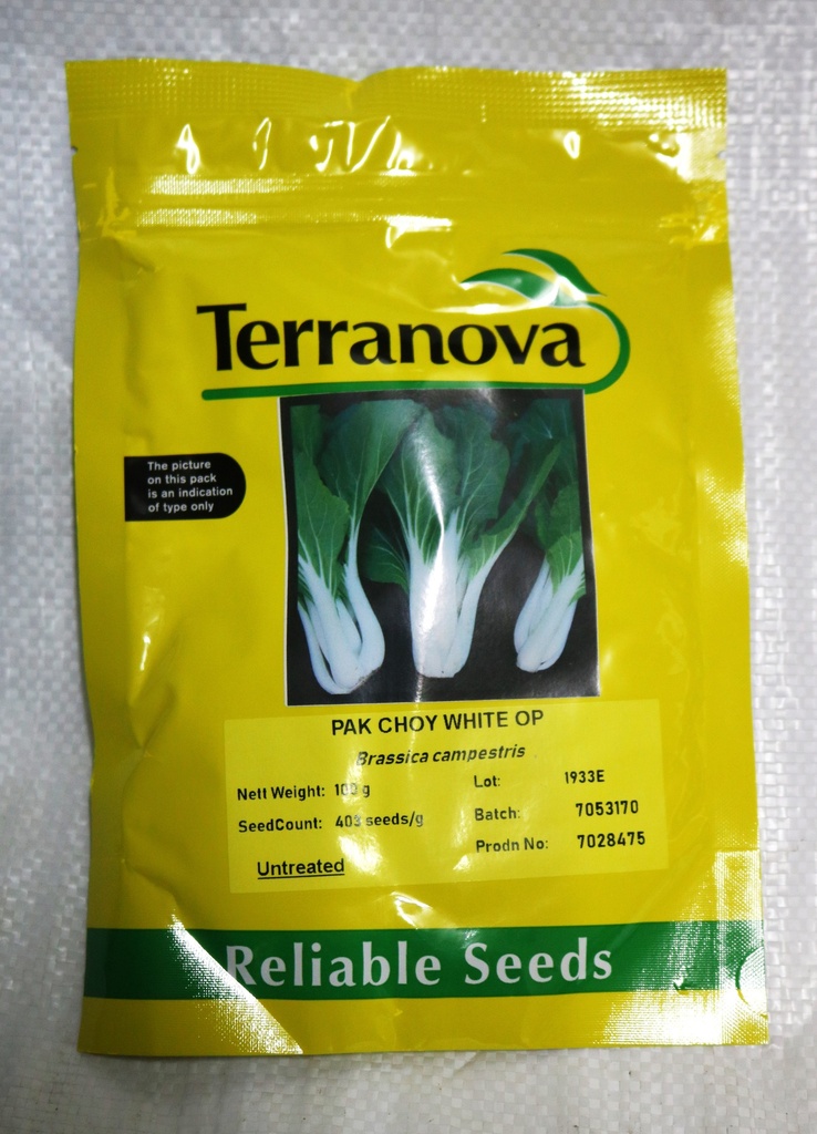 Seed Terranova Pakchoy White Op 100g  