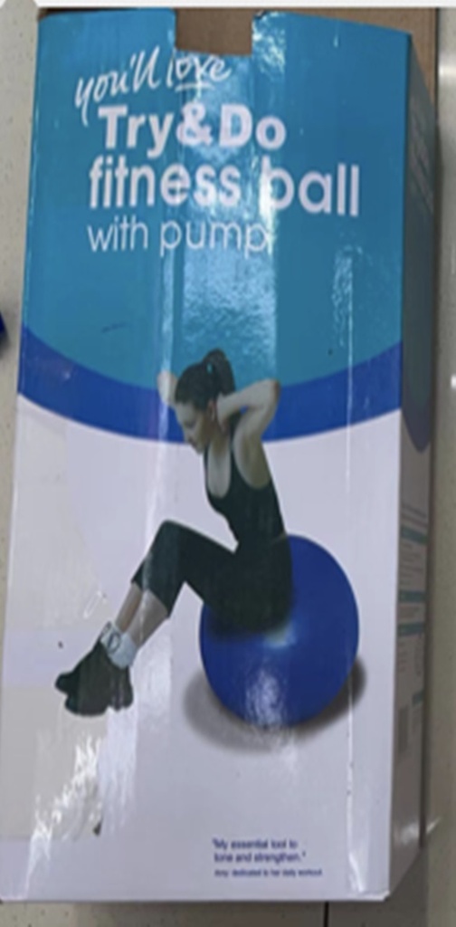 [GH2114] Exercise Fitness Ball W/Pump 25565-21