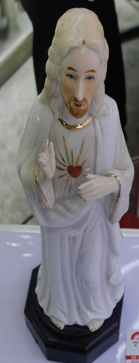 [ST2157] Christian Figurine Ceramic Jesus 7548-1