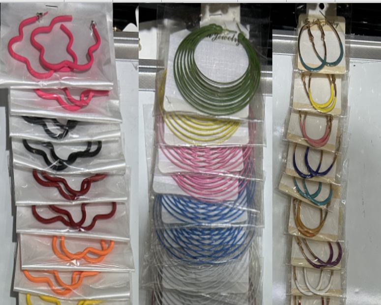 [ST2170] Jewellery Earrings Style 2pcs/card 4241-1-2-3