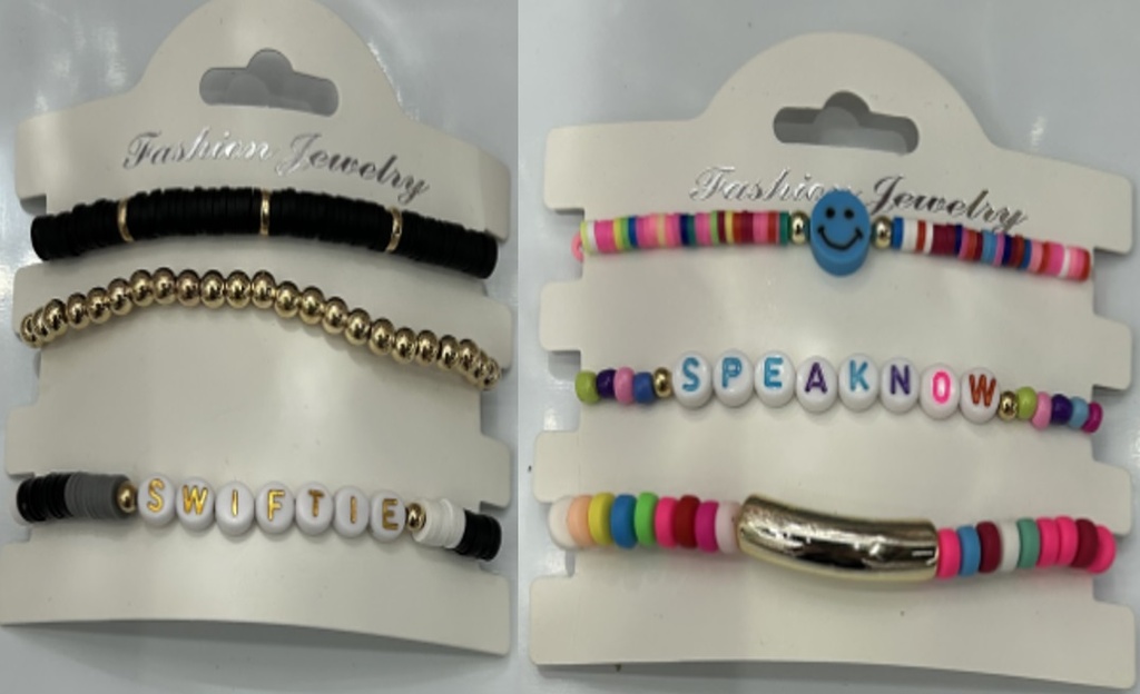 [ST2163] Jewellery Bracelet Bead 3pc/crd