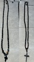 Christian Necklace Rosary Beaded Wood  4455-1-2