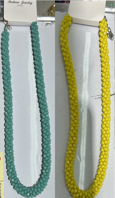 [ST2182] Jewellery Necklace Beaded 4414-1-3