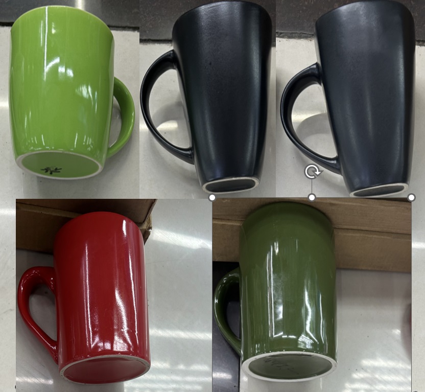 Mug Ceramic Plain Colours 36091-5-6-7-8-9