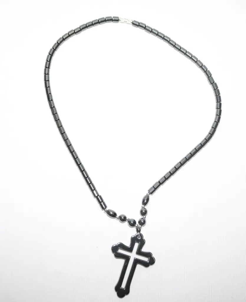 Christian Necklace Cross Nylon Cord 4561-7