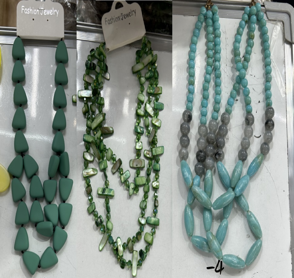 Jewellery Necklace W/Multi Strand Pendant 4340-2-3-4 