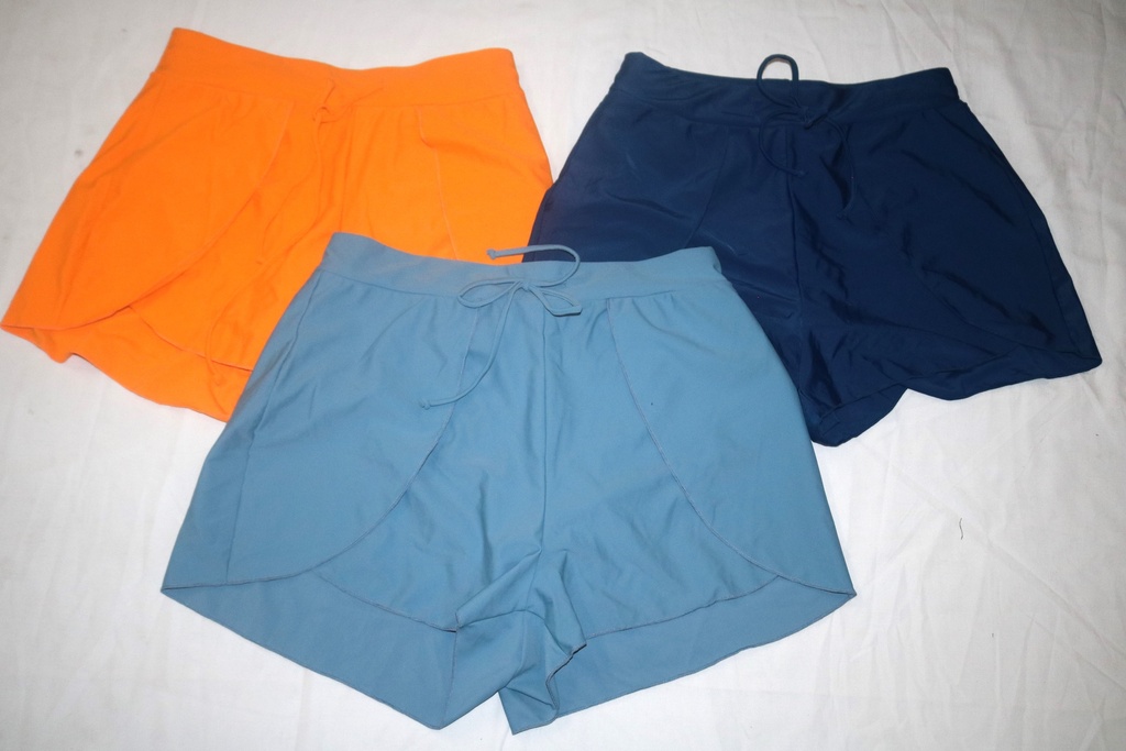 Shorts Ladies Stretch Clear Tag Sz S-2XL MW88-7
