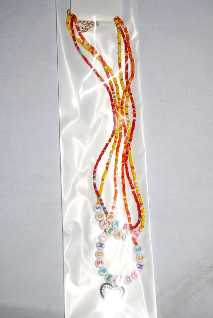 [ST2231] Jewellery PNG Necklace 3 Set Diff. Lengths