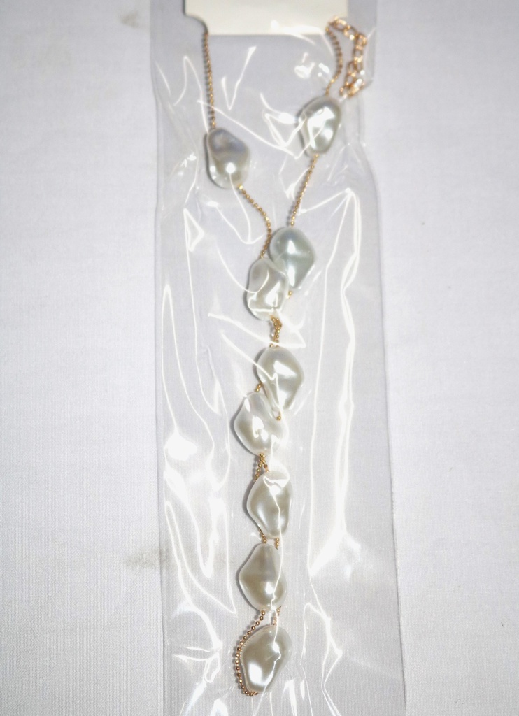 Jewellery Necklace Pearl Gold String