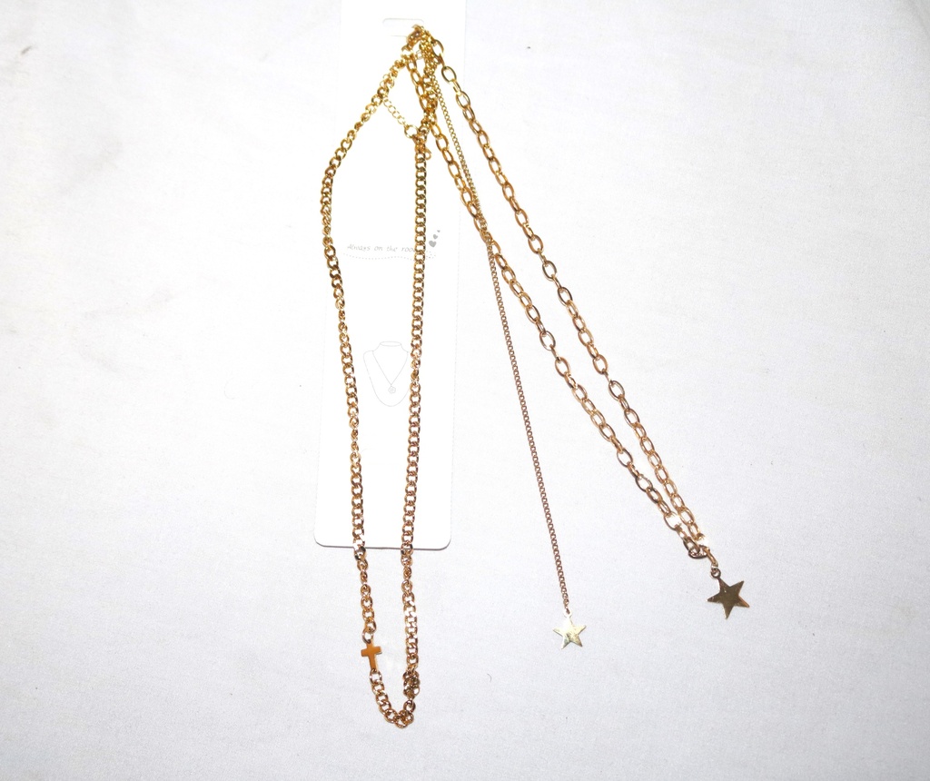 [ST2256] Jewellry Necklace W Pendant And Pearl