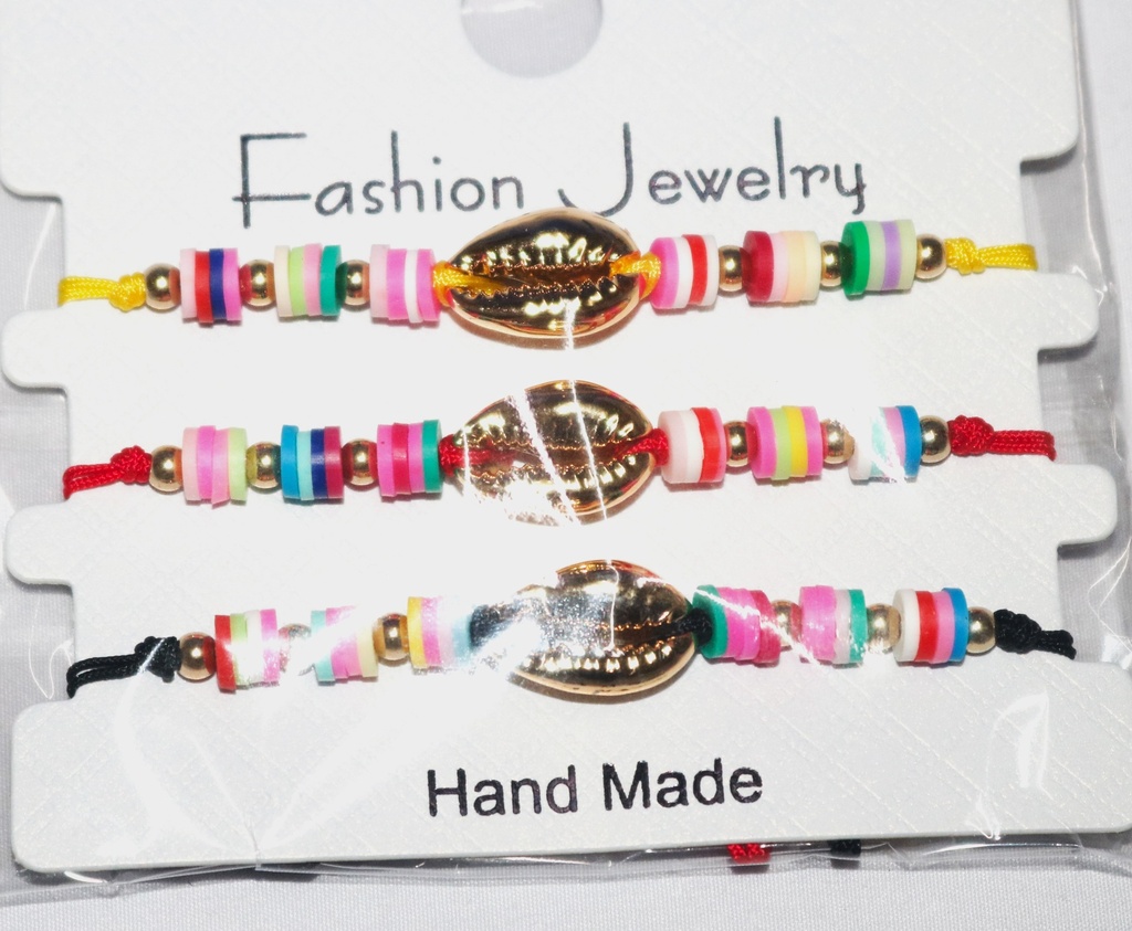 Jewellery Braclet Metallic Shell 3 Set