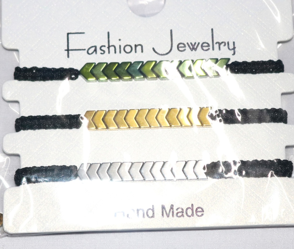 Jewellery Braclet Metallic Metal 3 Set