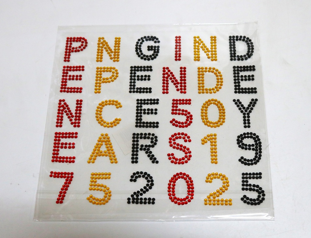 [VI8389] Sticker Diamond PNG 50 Years 1975-2025