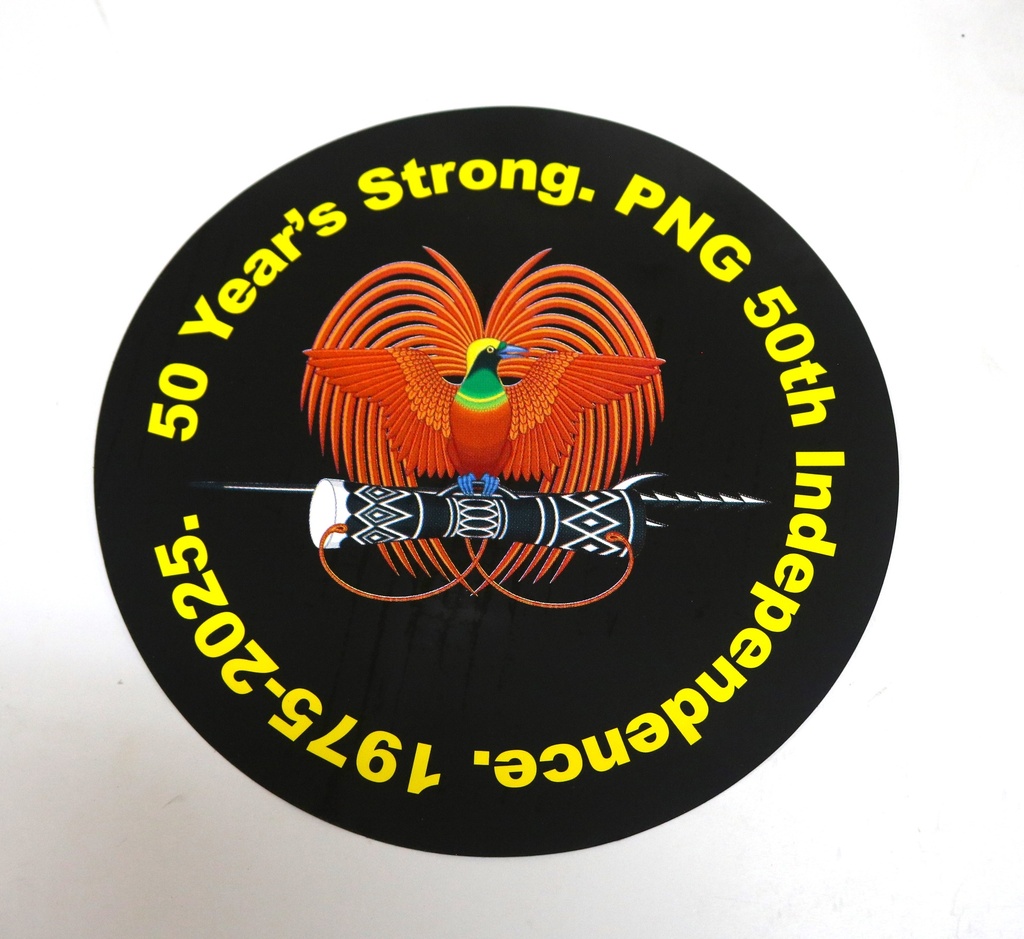 Sticker Windscreen Rear PNG 50 years Strong