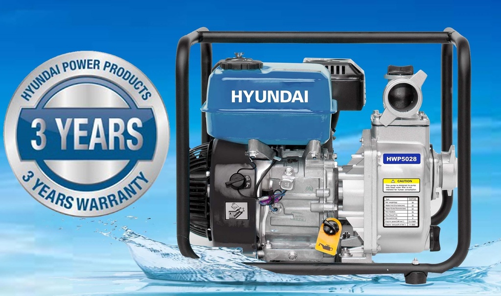 [MA0565] Hyundai Water Pump Petrol 4" HWP10026