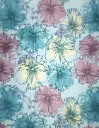 Fabric Printed Satin Velvet: Design #6034