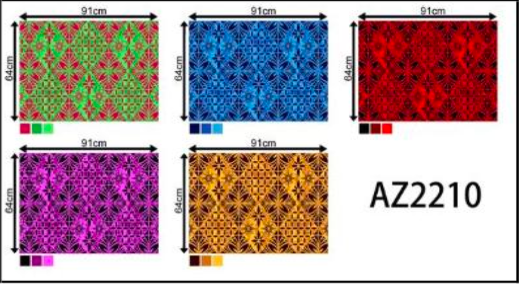[FC0214-AZ2210] Fabric Jumping Fish 35/36" AZ2210