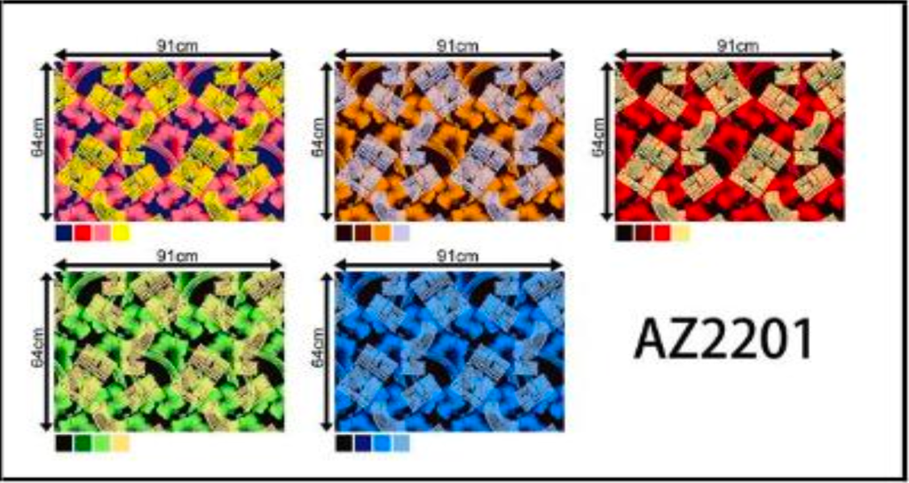 [FC0214-AZ2201] Fabric Jumping Fish 35/36" AZ2201