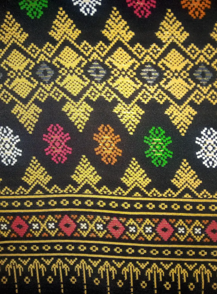 Fabric Printed Satin Velvet Foil 44'' : Design #8344