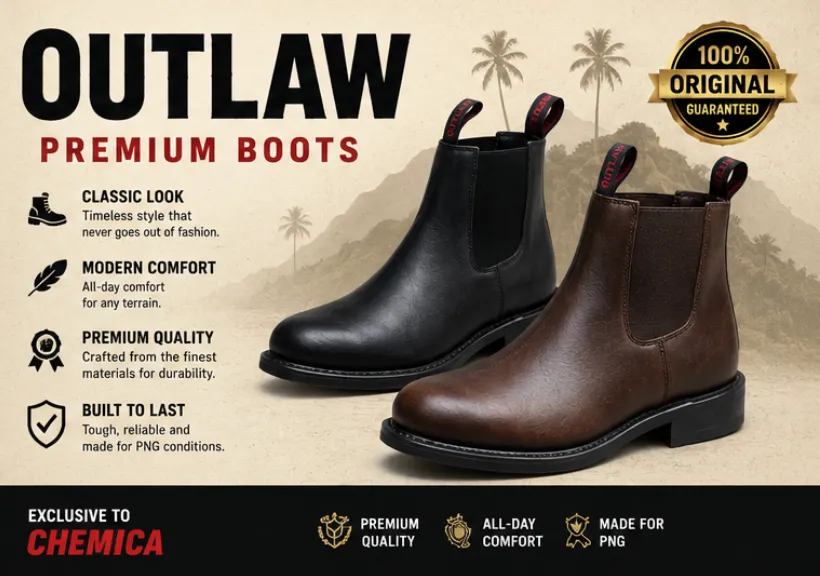 Boots Outlaw Brown Sizes 6-11 (7)