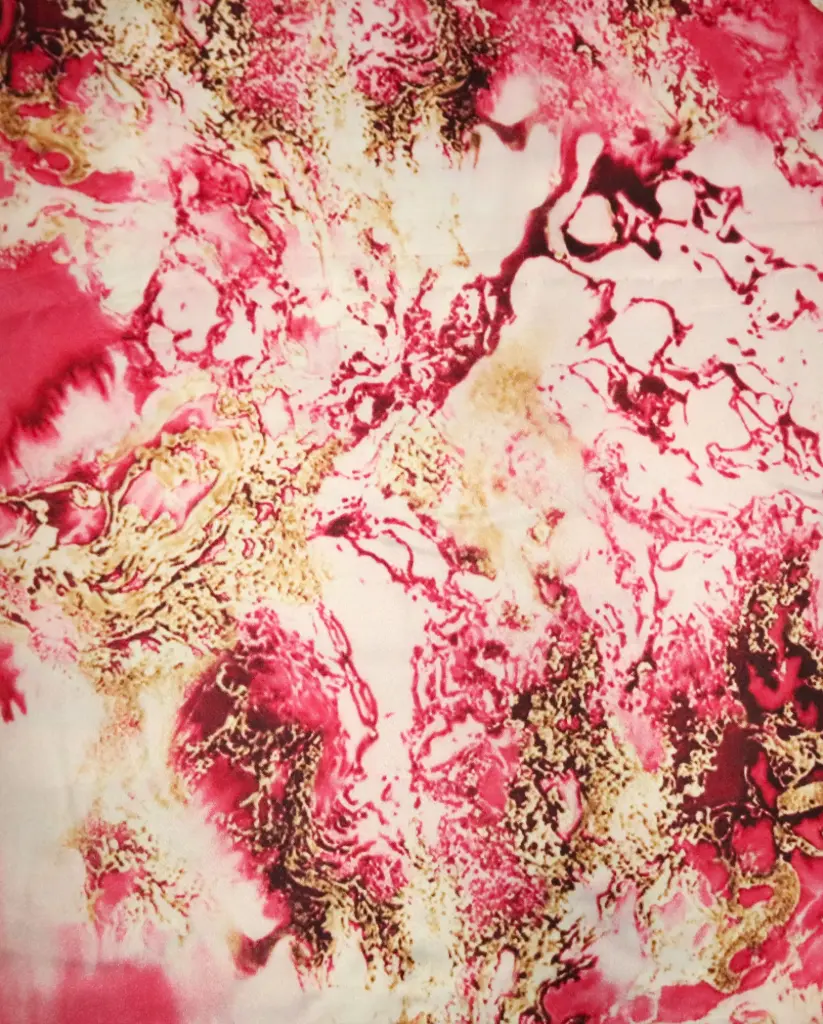 [FC5391-44''] Fabric Printed Polyster Satin 44"