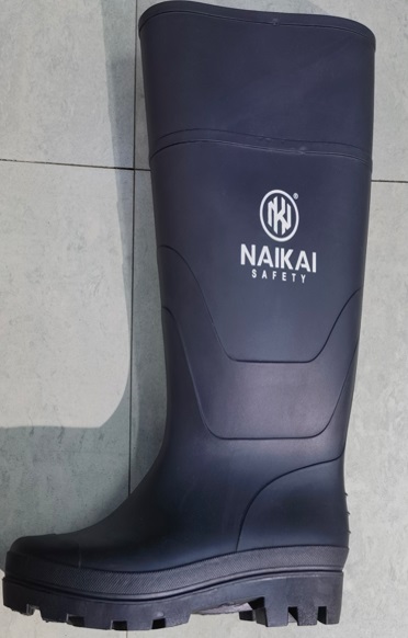 [SW3117] Gumboot Pair N/Sfty Naikai Italy Black HC S10