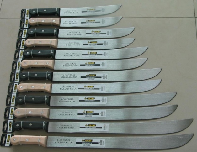 [GS0100] Hantop Knife Bush Wdn Hdl 10" 