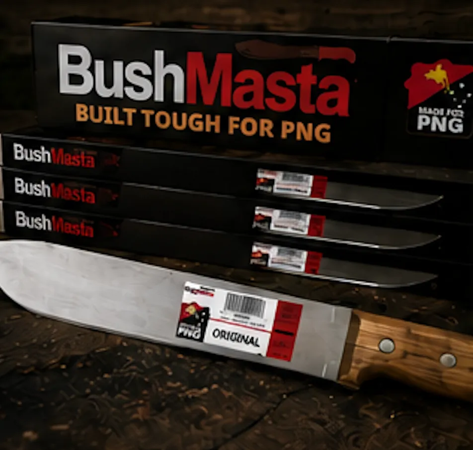 Bushmasta Bush Knife Wdn Hdl 14"