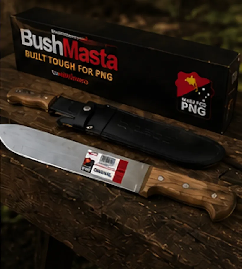 Bushmasta Bush Knife Wdn Hdl 22"