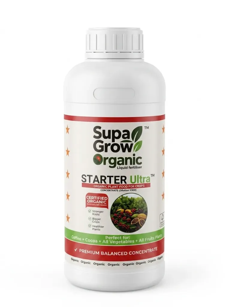 [SG0001] Supa Grow Organic STARTER Ultra Liquid Fertilizer 1lt