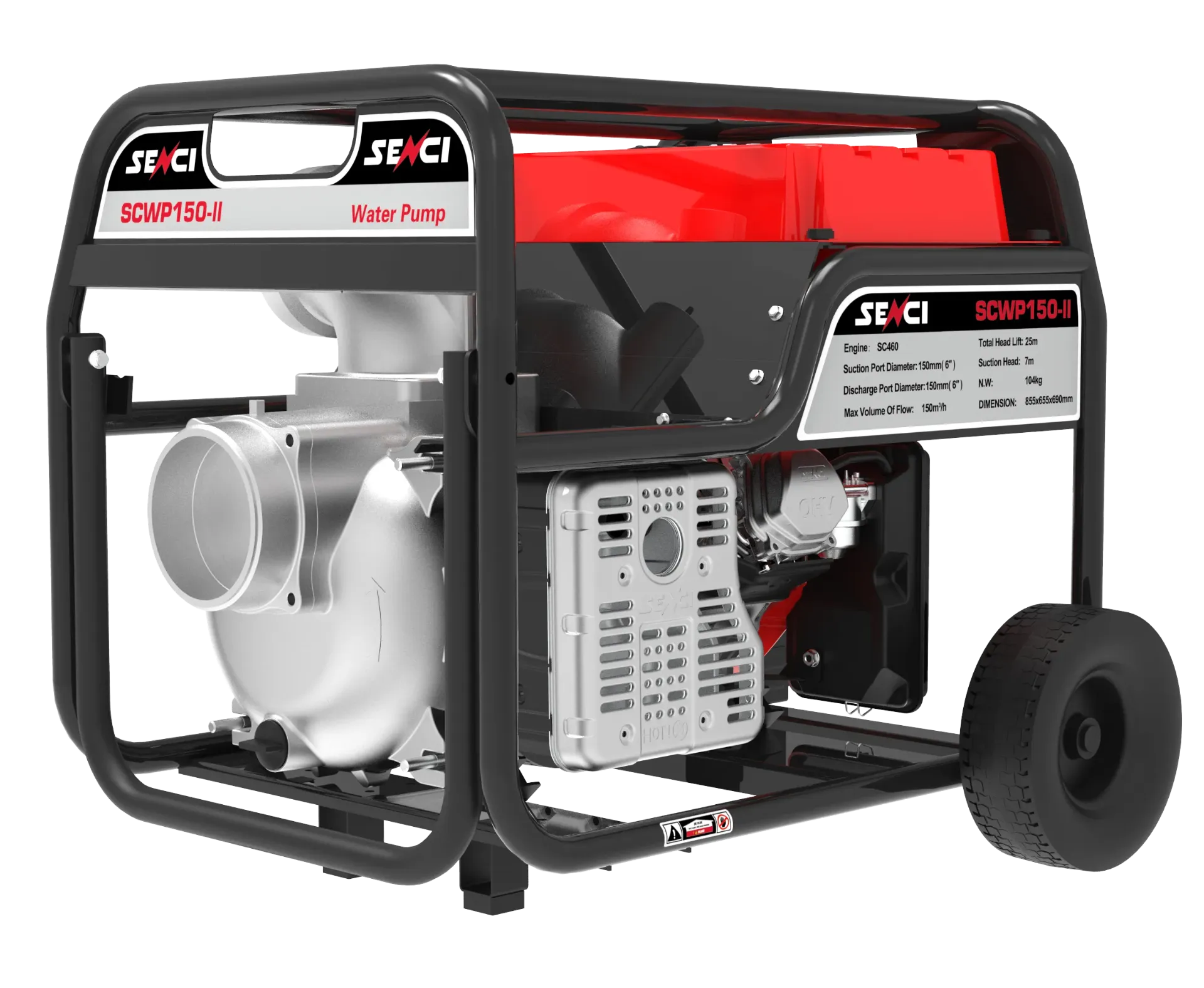 [MA0717] Water Pump Petrol Senci 6Inch