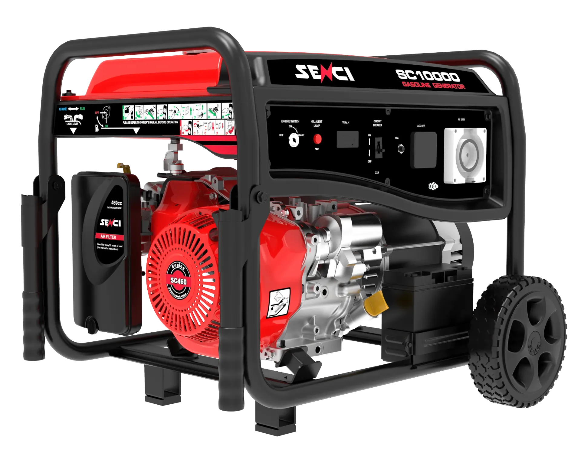 Genset Petrol Senci 7.5kw
