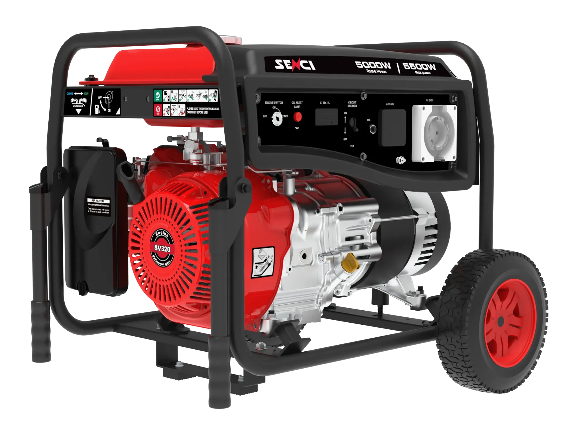 [MA0719] Genset Petrol Senci 5kw