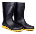 Gumboot Pair Safety Welcome Blk Sz:10