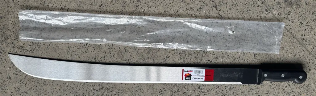 [GS1023] Bushmasta Bush Knife Poly Hdl 24"