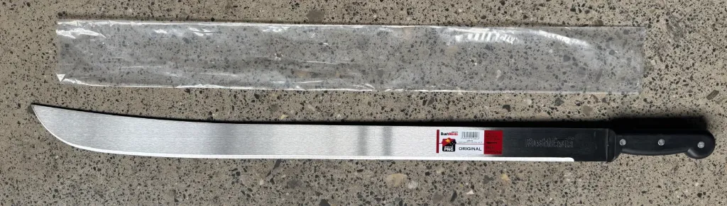 [GS1024] Bushmasta Bush Knife Poly Hdl 28"