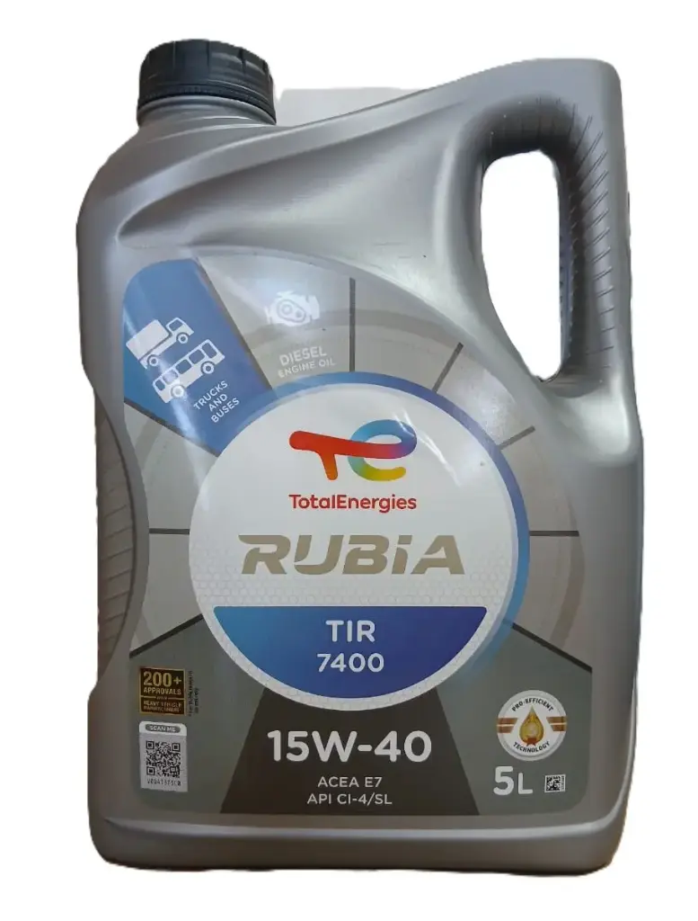 Lubricating Oil RUBIA TIR 7400 15W-40 5L