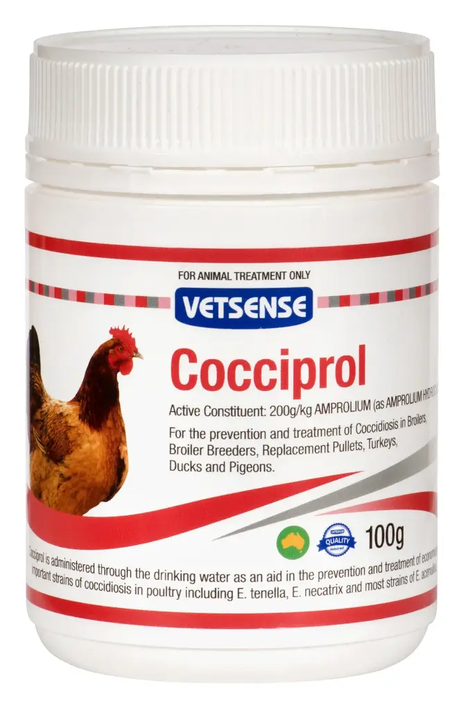 [AH0224] Vetsense Cocciprol 100g Coccidiosis Treatment For All Poultry Types