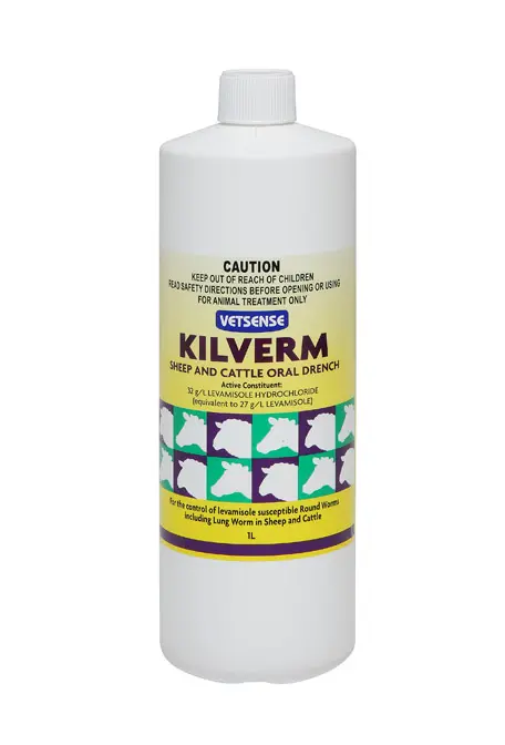 [AH0226] Vetsense Kilverm Sheep & Cattle High Potency Wormer 1L