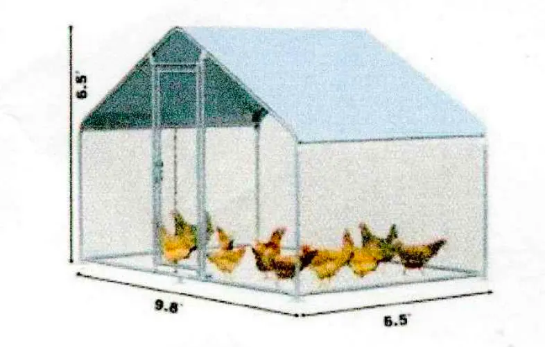 [GH2221] Chicken Scoop Galv 2*3*2m CC-232